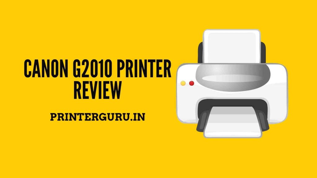 Canon G2010 Review