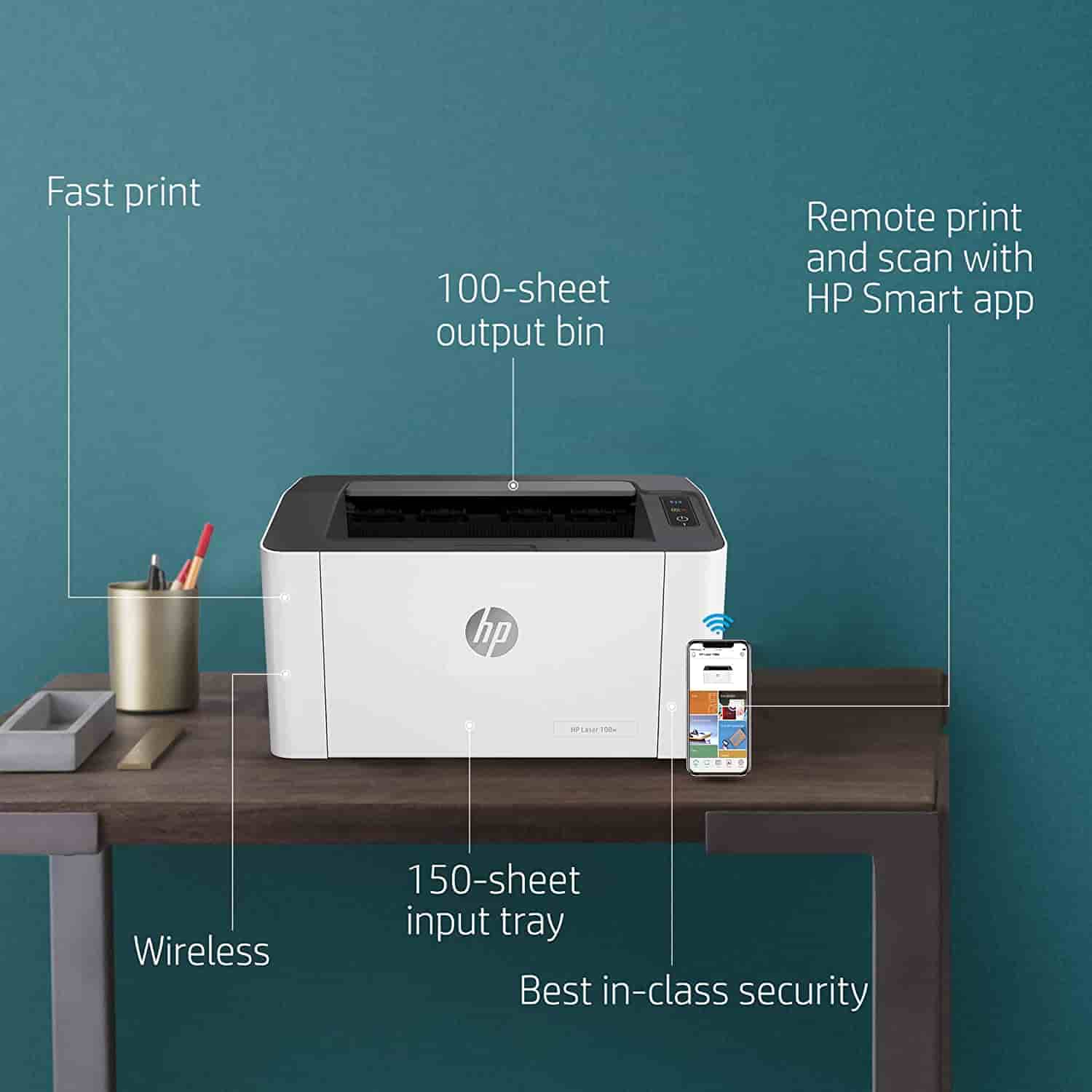 HP Laserjet 108w Single Function Printer