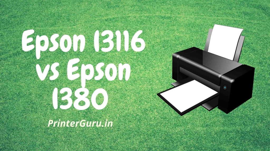 Epson l3116 vs Epson l380