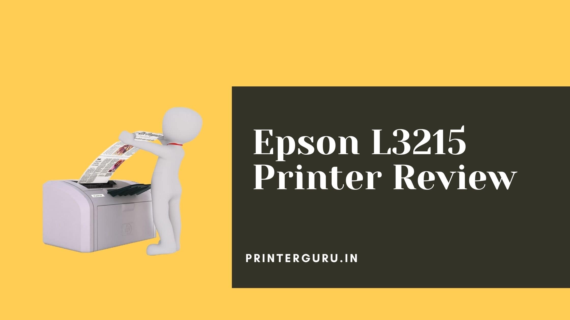 Epson L3215 Review