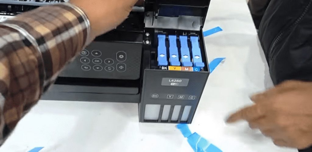 Epson L4260 Provides Mess-free ink refilling