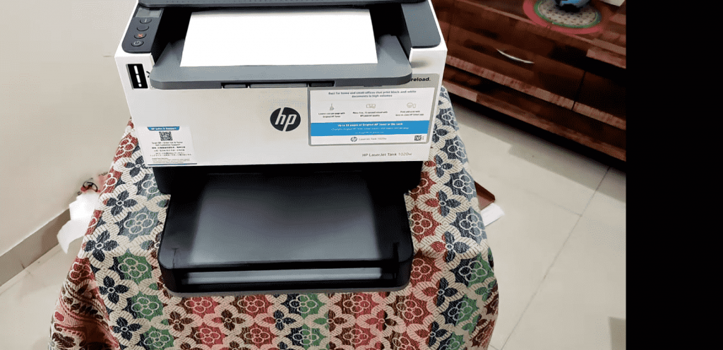 HP Laserjet Tank 1020w Printing