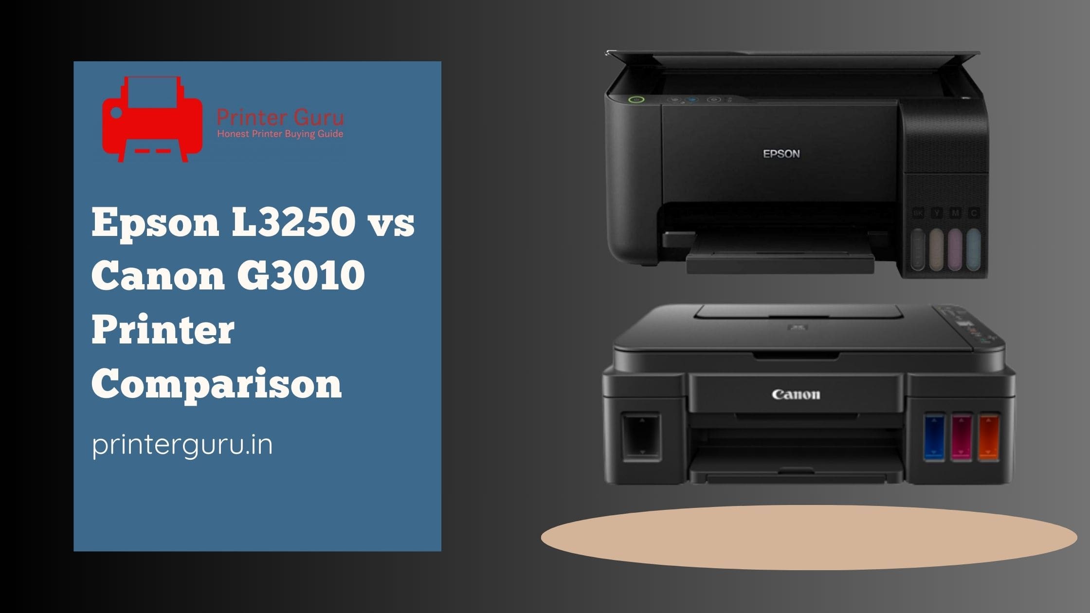 Epson L3250 vs Canon G3010