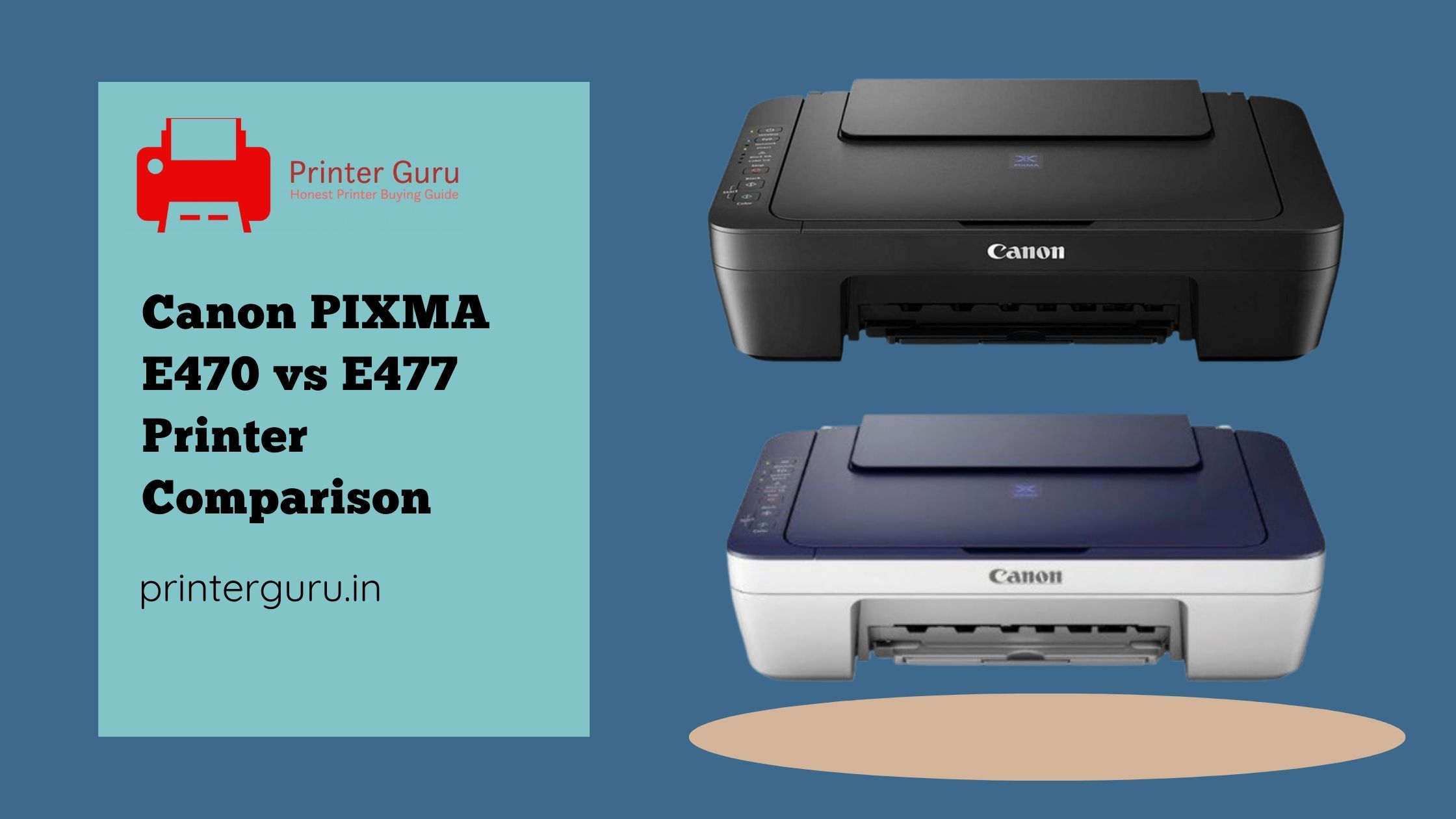 Canon PIXMA E470 vs E477