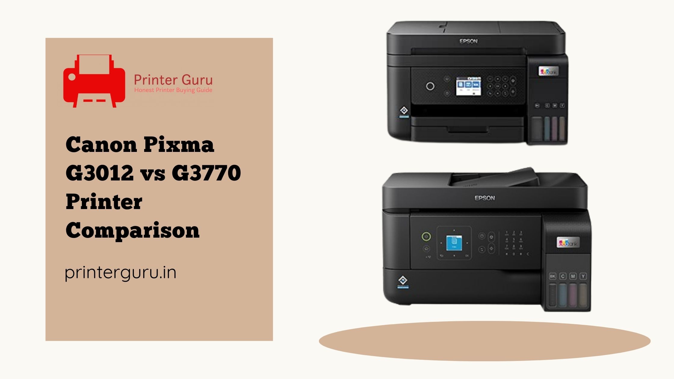 Canon Pixma G3012 vs G3770