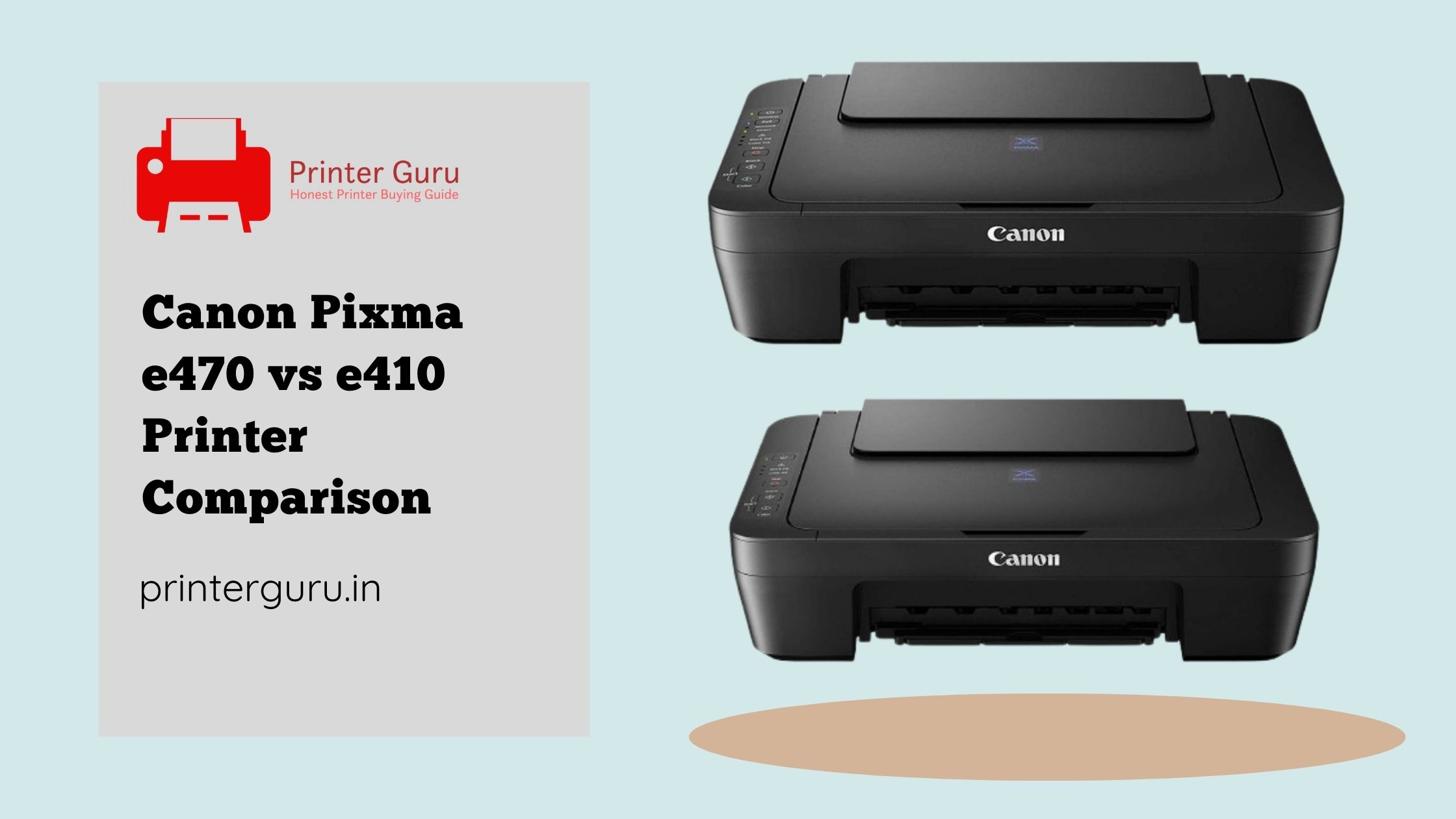 Canon Pixma e470 vs e410