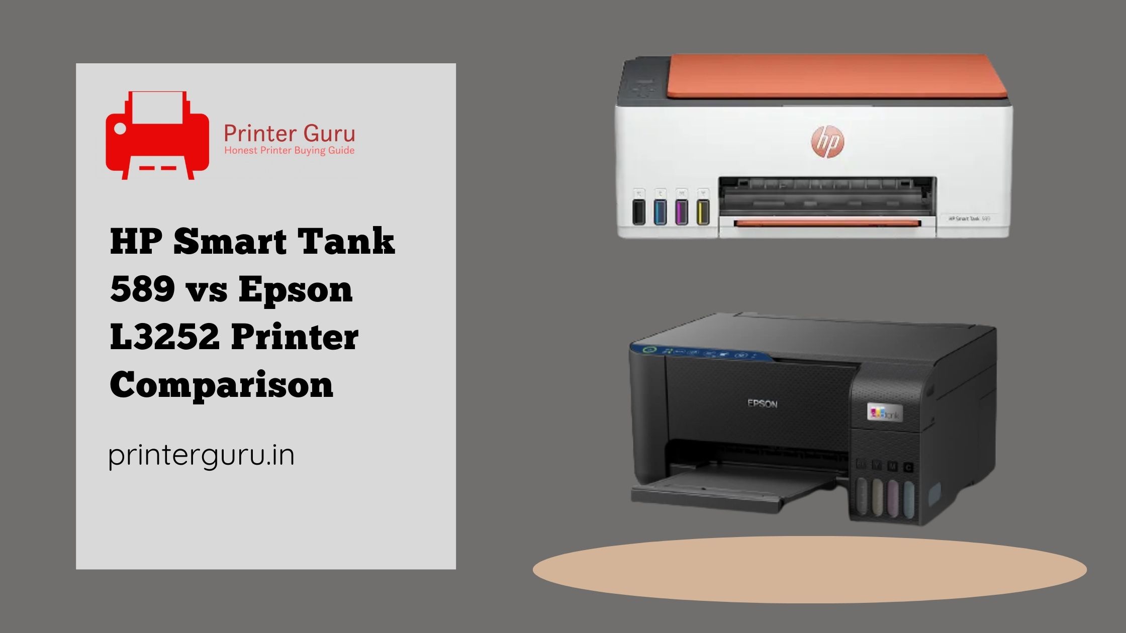 HP Smart Tank 589 vs Epson L3252
