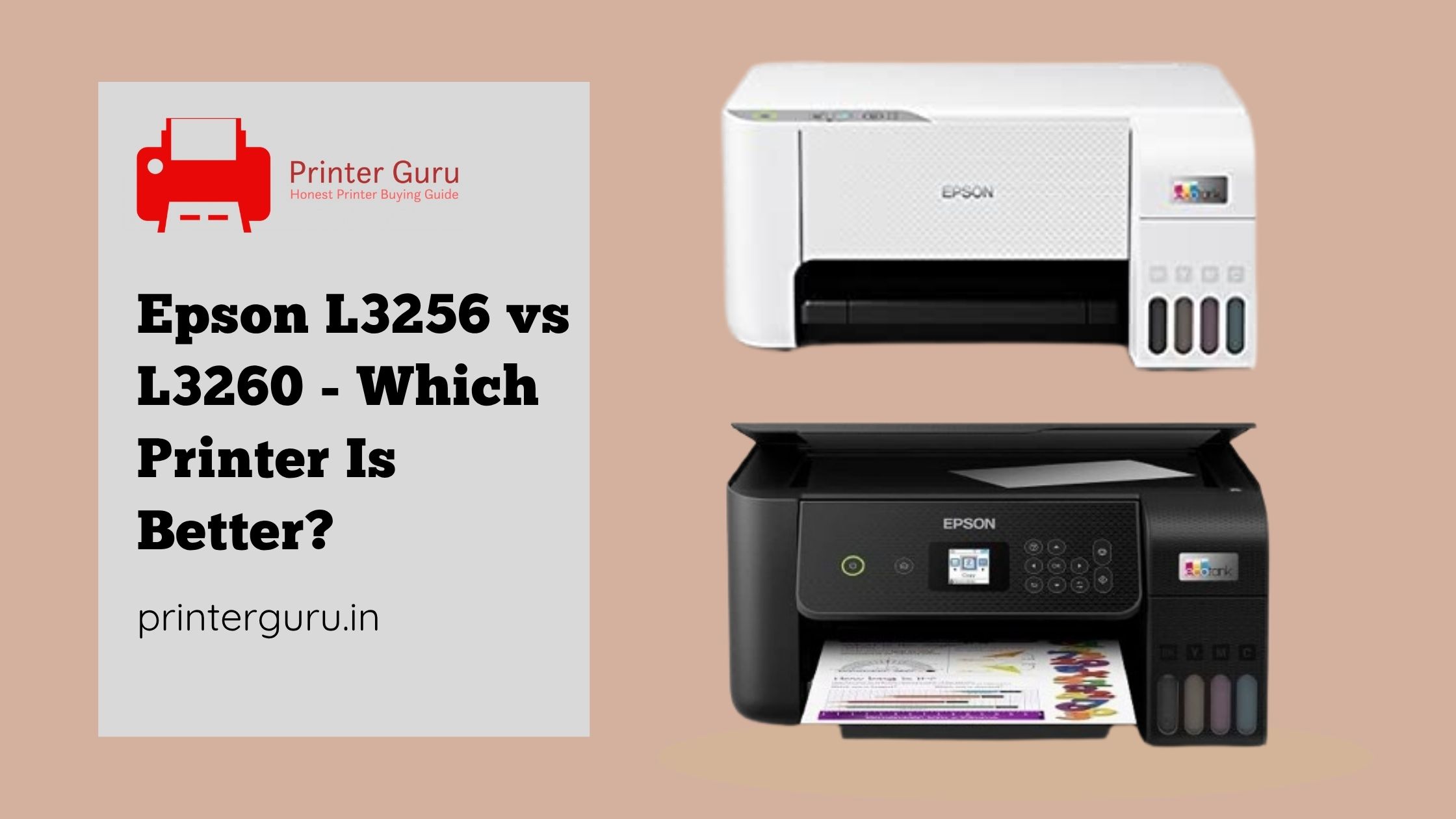 Epson L3256 vs L3260